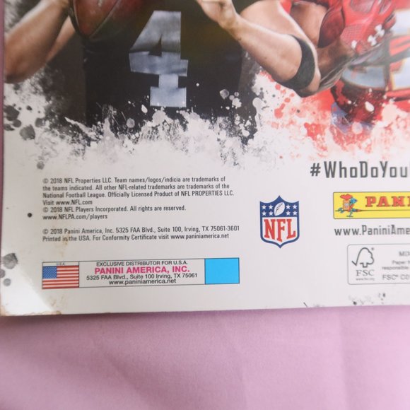 2018 NFL sticker booklet - Picture 6 of 6